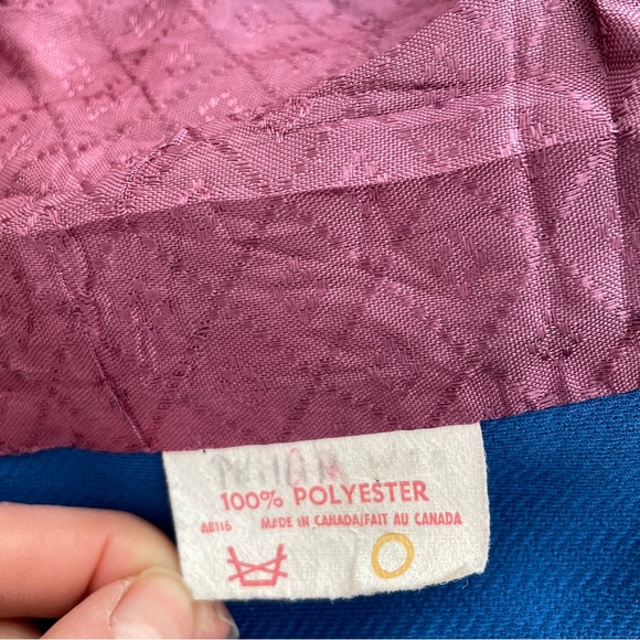 Vintage 1960s Kid Size Cobalt Blue Mod Blazer with Gold Buttons - Picture 9 of 13